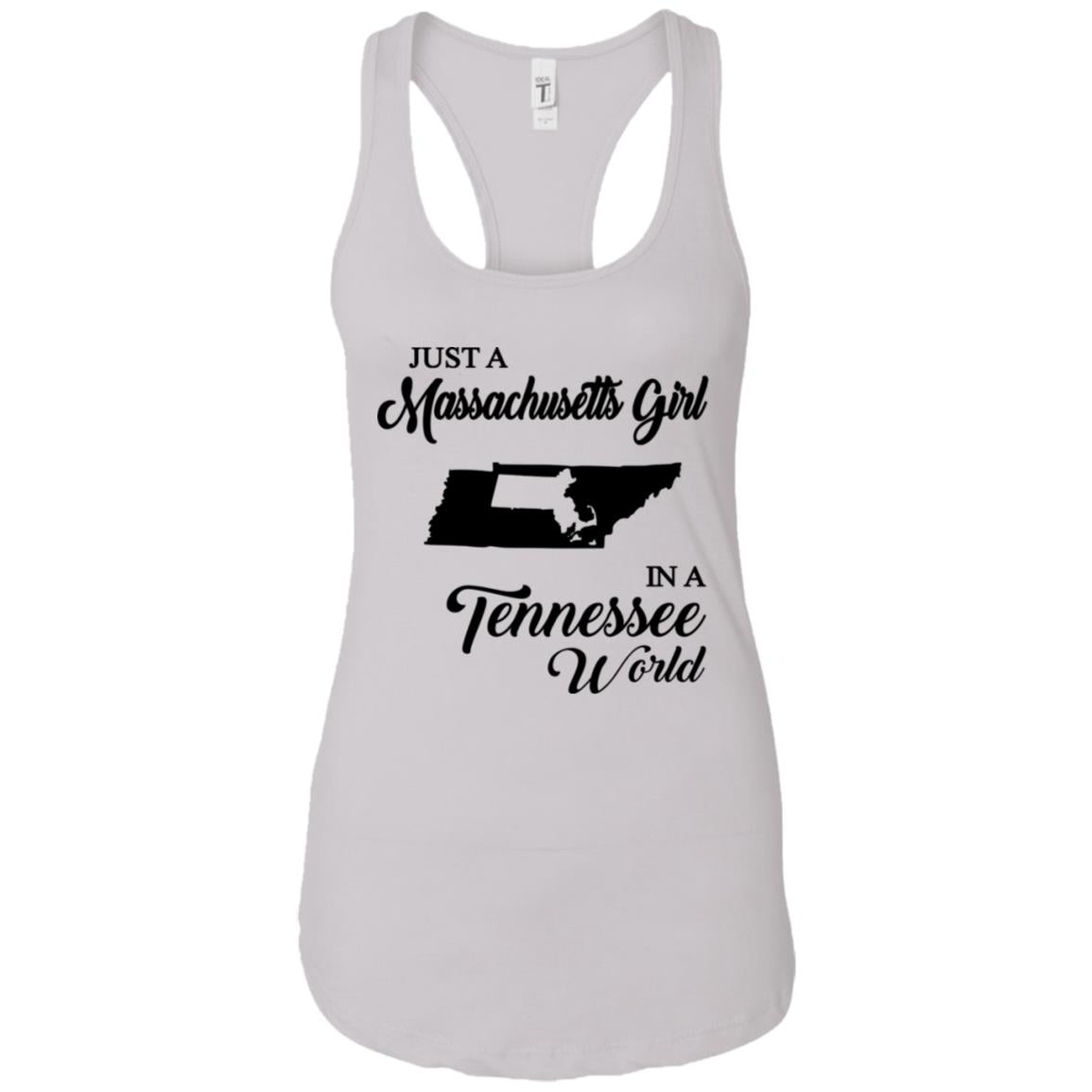 Just A Massachusetts Girl In A Tennessee  World T-shirt - T-shirt Teezalo
