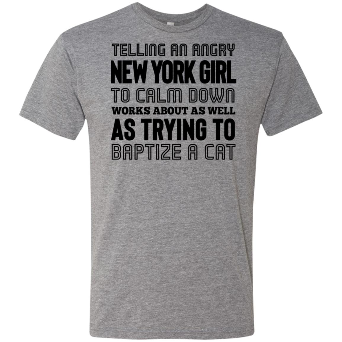 Telling An Angry New York Girl Hoodie - Hoodie Teezalo