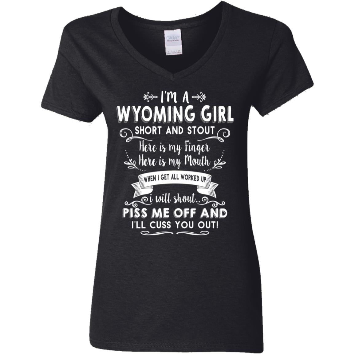 Wyoming Girl Short And Stout Pullover Hoodie - Hoodie Teezalo