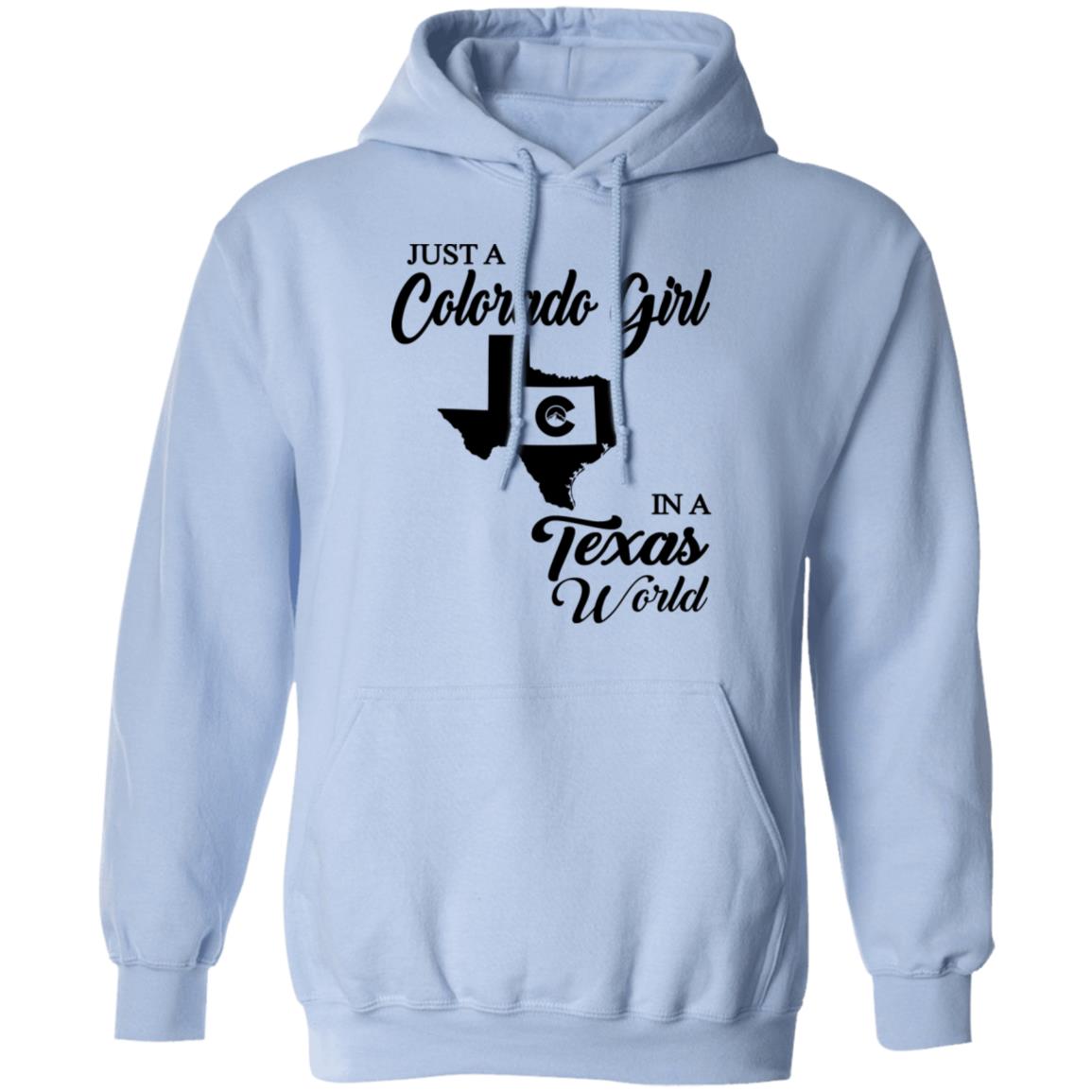 Just A Colorado Girl In A Texas World T-shirt - T-shirt Teezalo