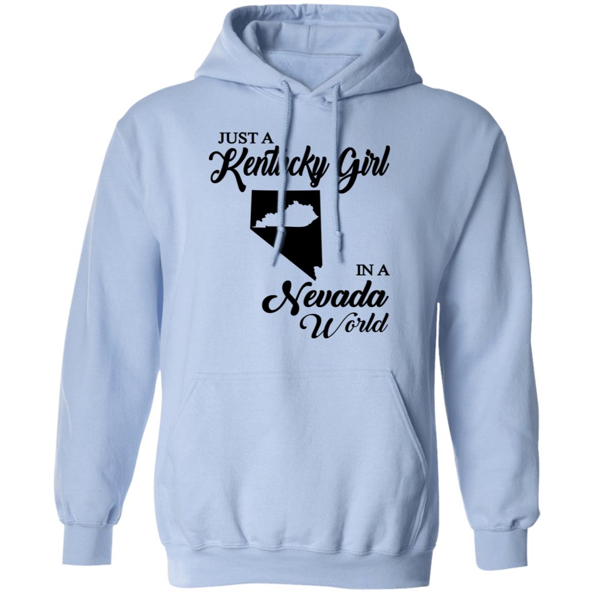 Just A Kentucky Girl In A Nevada World T-Shirt - T-shirt Teezalo