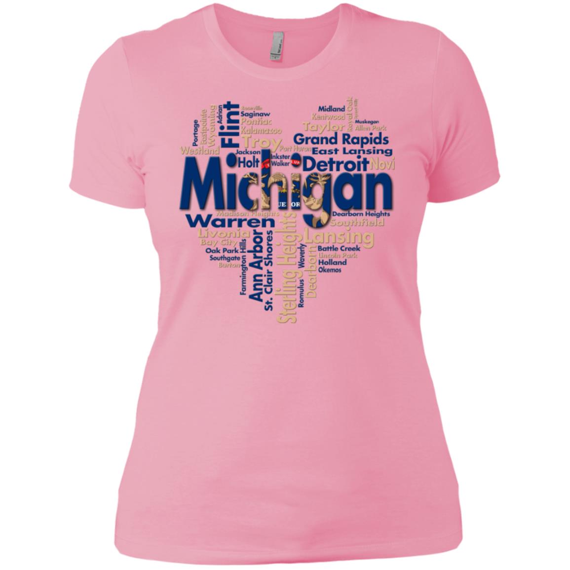 Michigan City Heart T-Shirt - T-shirt Teezalo