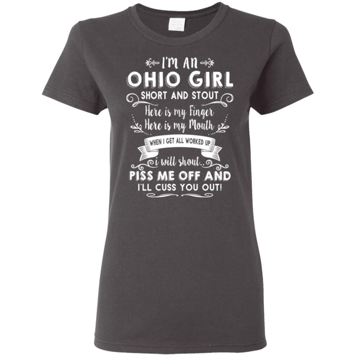 I Am An Ohio Girl Short And Stout Hoodie - Hoodie Teezalo