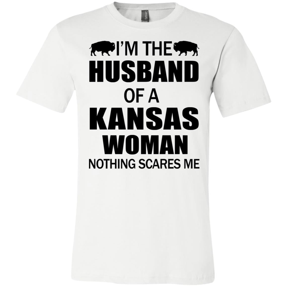 I'm The Husband Of A Kansas Woman T Shirt - T-shirt Teezalo