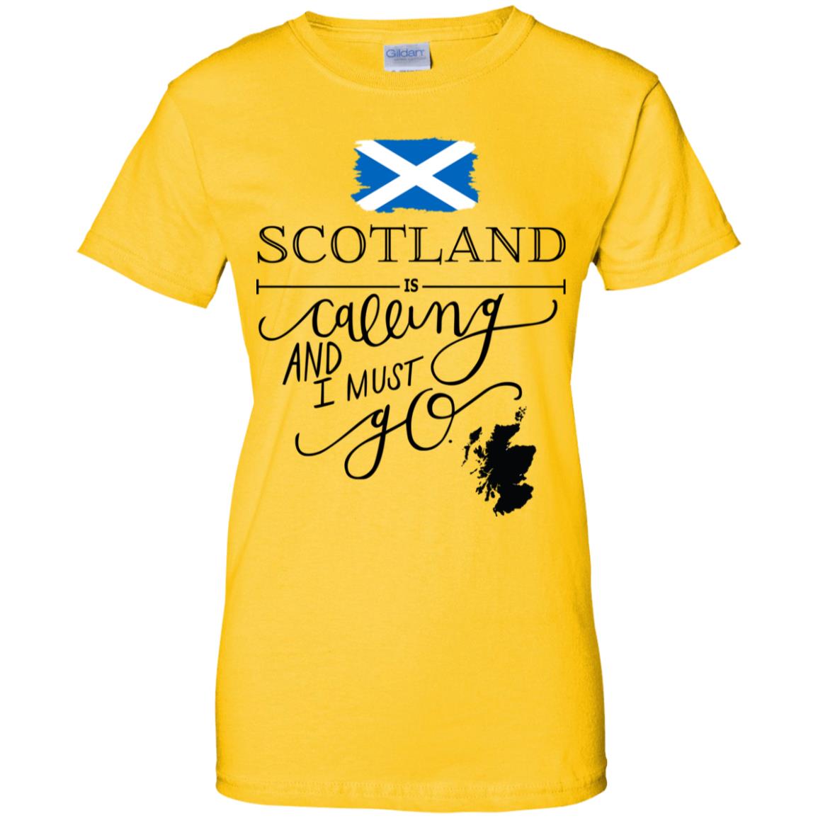 Scotland Is Calling And I Must Go T-Shirt - T-shirt Teezalo