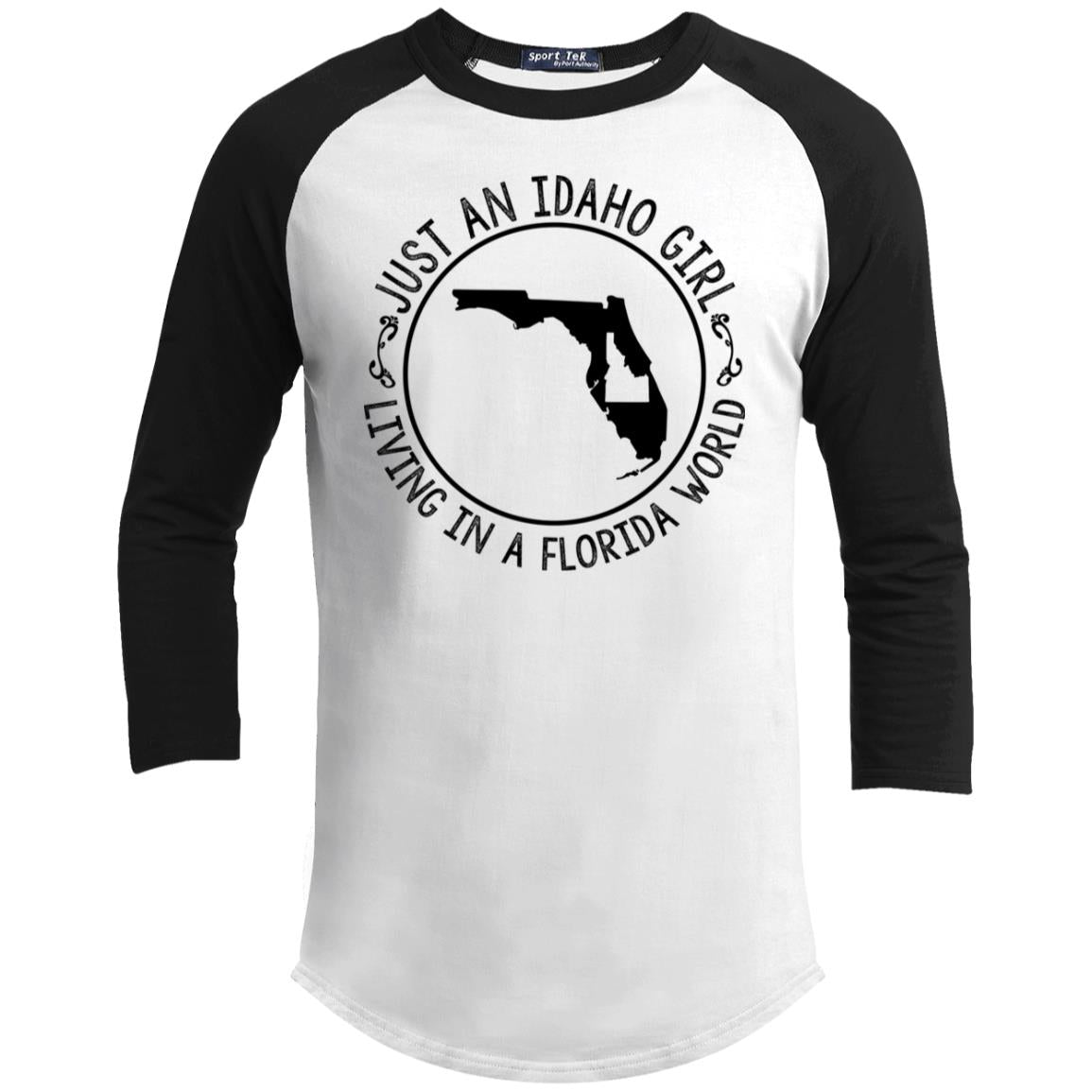 Idaho Girl Living In Florida World T - Shirt - T-shirt Teezalo