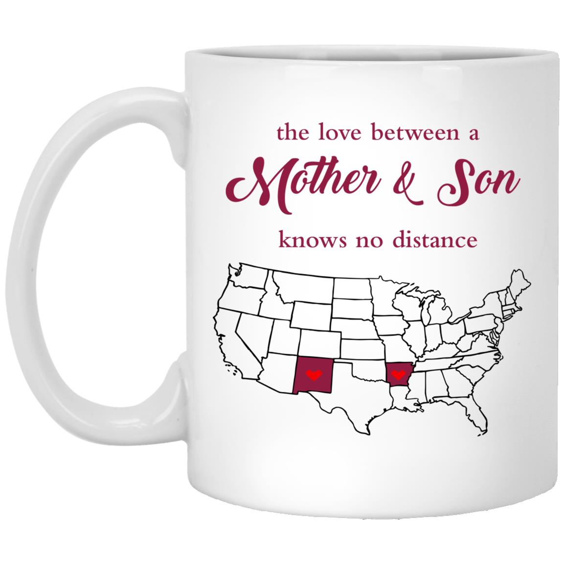 Arkansas New Mexico The Love Between Mother And Son Mug - Mug Teezalo