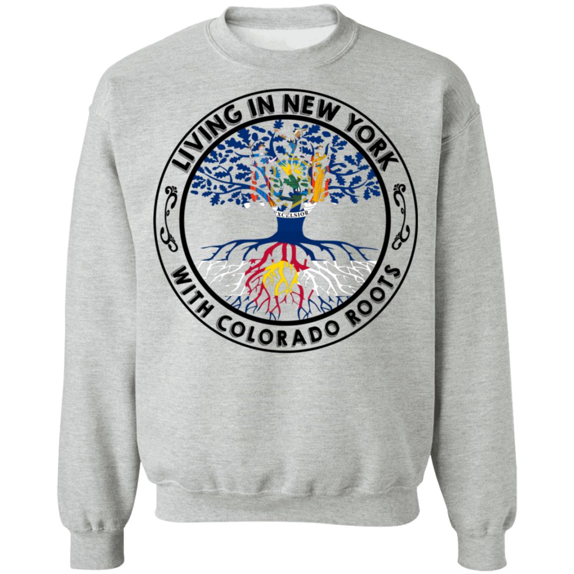 Living In New York With Colorado Roots Hoodie - Hoodie Teezalo