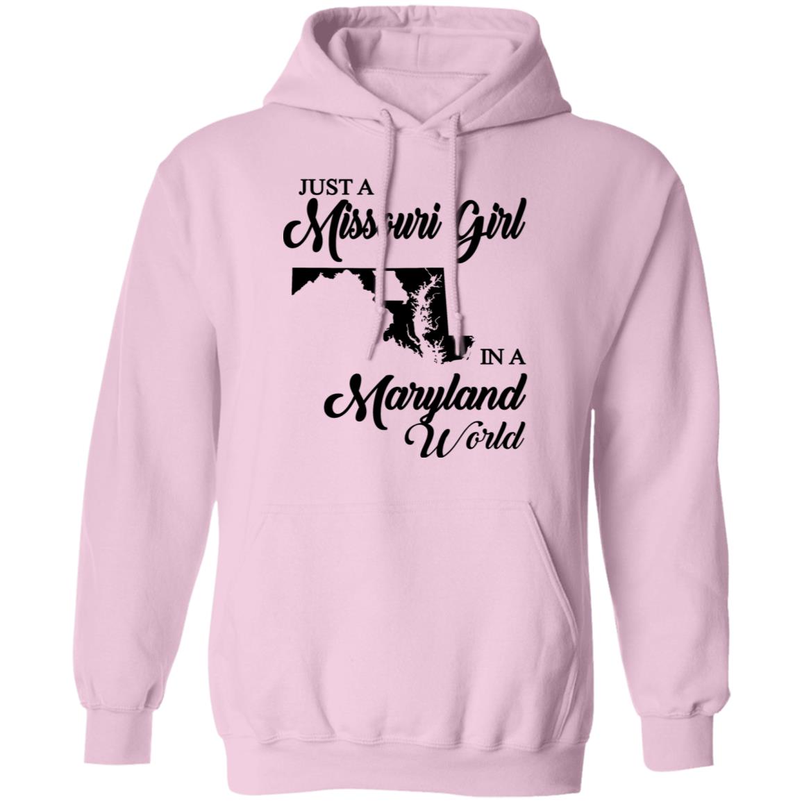 Just A Missouri Girl In A Maryland World T-Shirt - T-shirt Teezalo