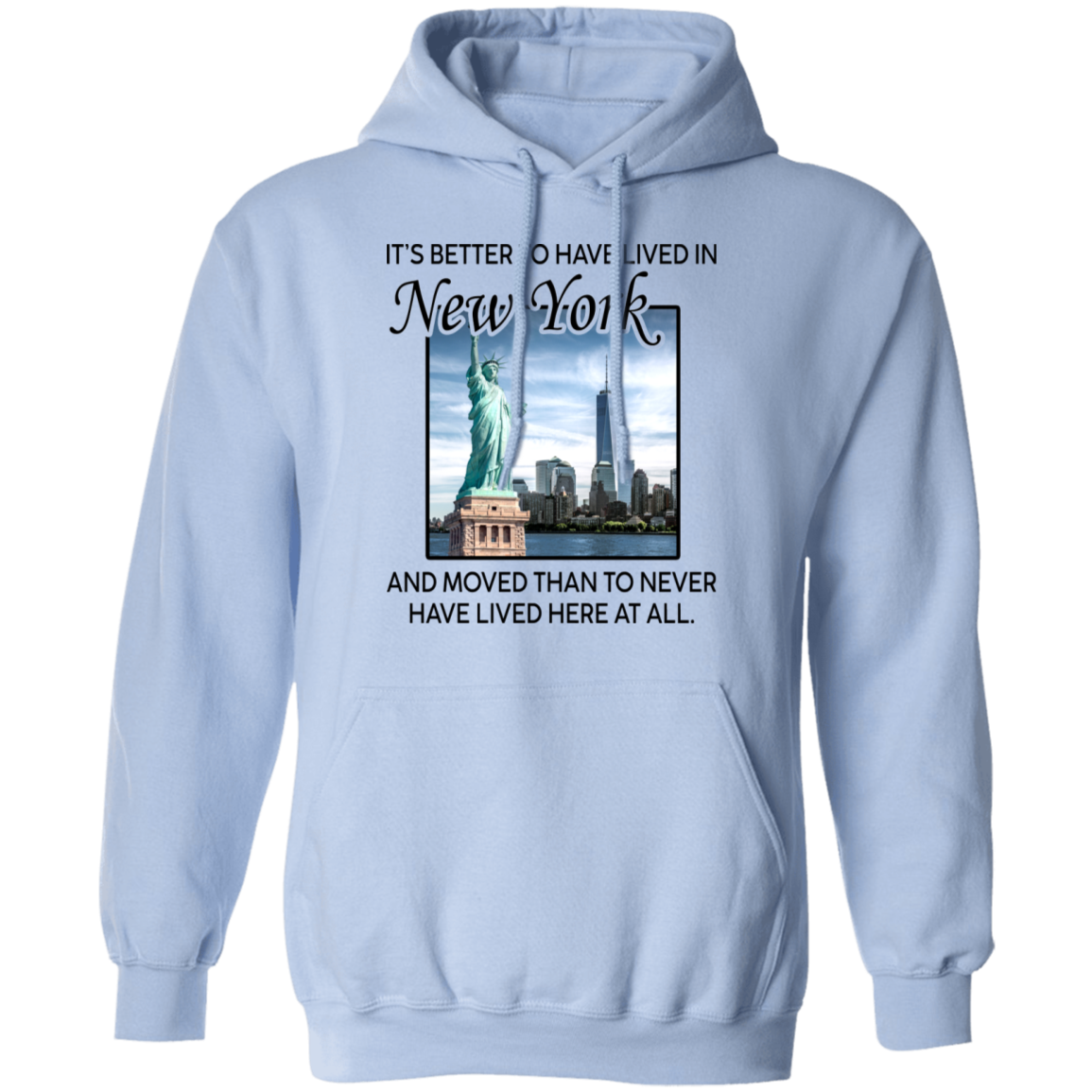 It's Better To Have Lived In New York Than Moved T-Shirt - T-shirt Teezalo