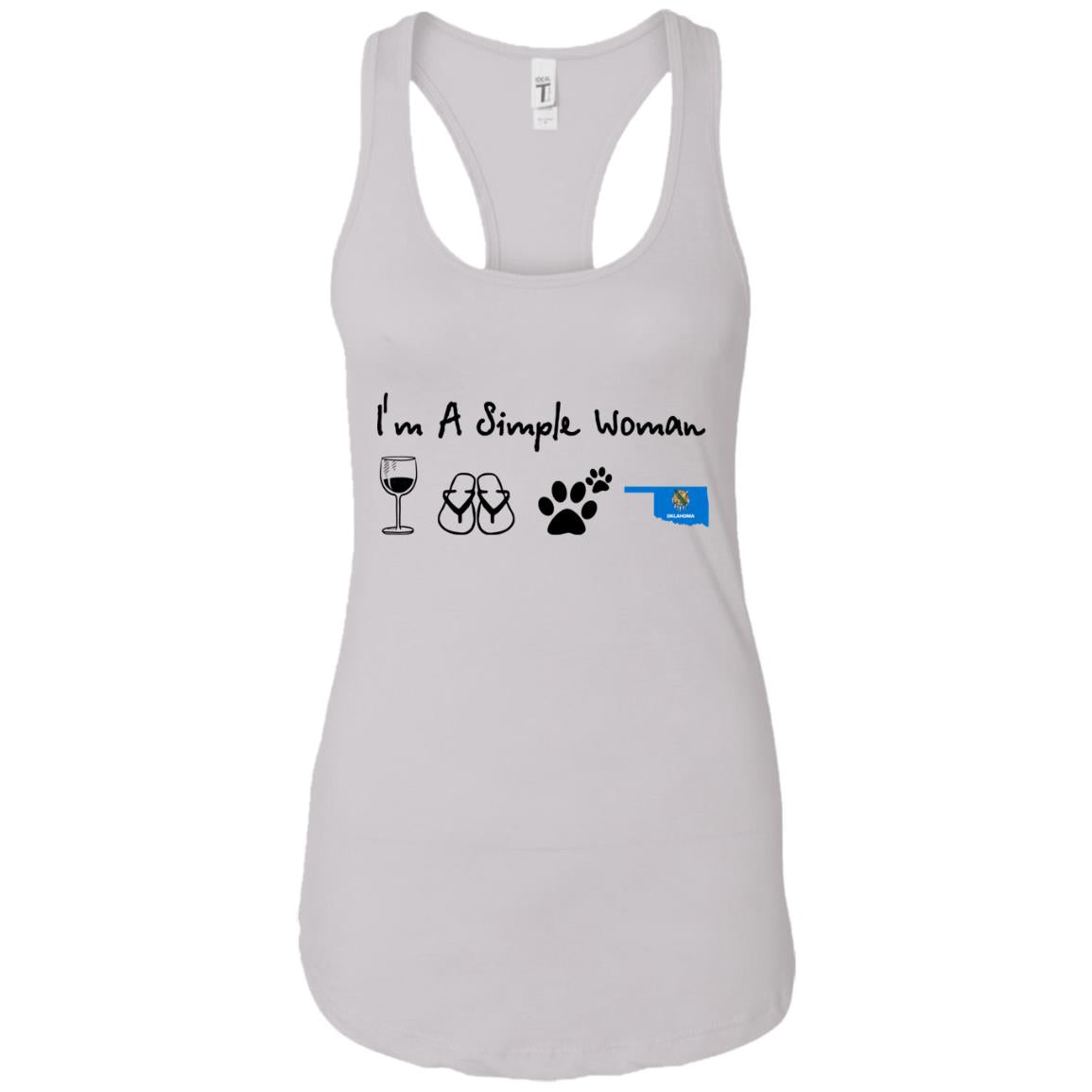 Oklahoma I'm A Simple Woman Hoodie - Hoodie Teezalo