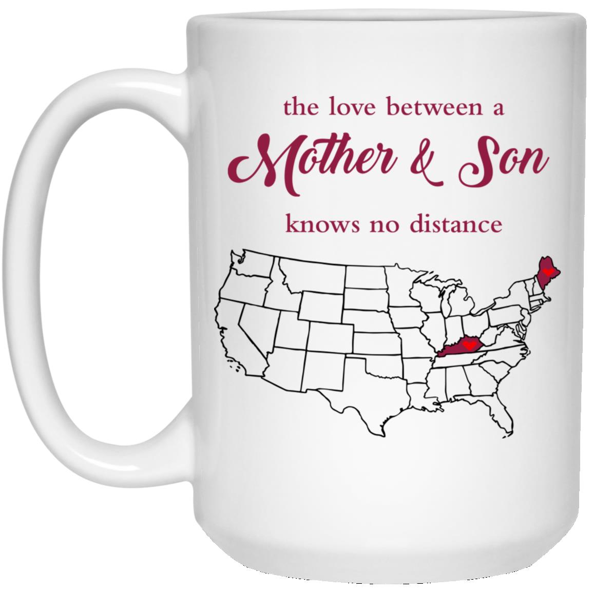 Maine Kentucky The Love Between Mother And Son Mug - Mug Teezalo