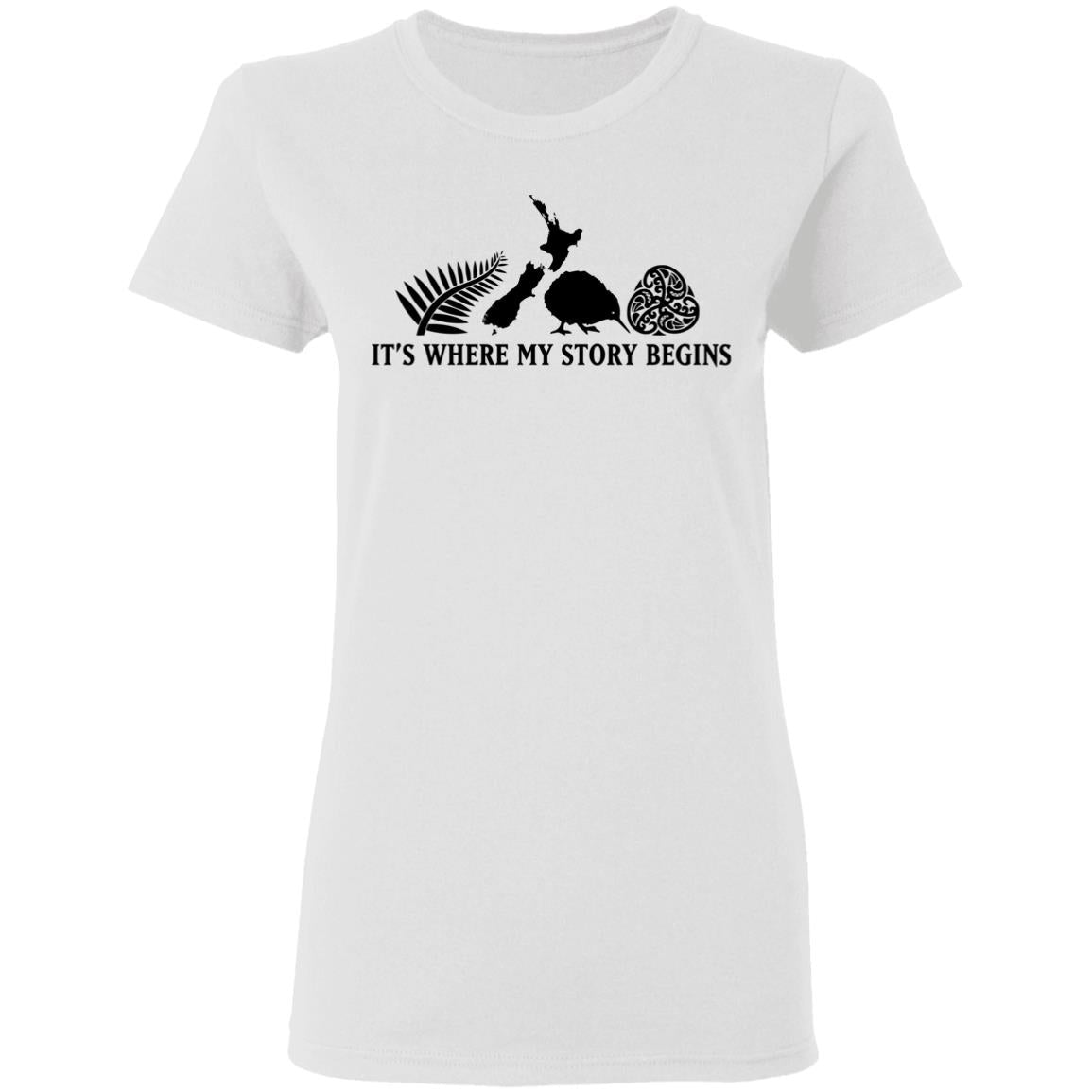 New Zealand It's Where My Story Begins Hoodie - Hoodie Teezalo