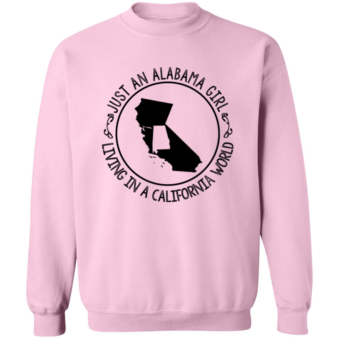 Alabama Girl Living In California World T-Shirt - T-shirt Teezalo