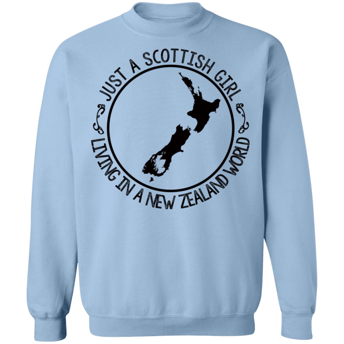 Scottish Girl Living In New Zealand World T-shirt - T-shirt Teezalo