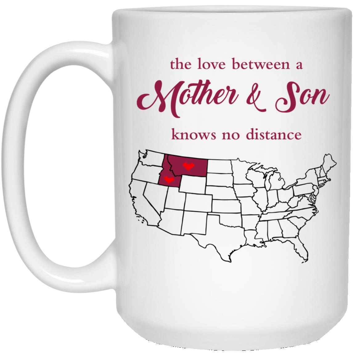 Montana Idaho The Love Between Mother And Son Mug - Mug Teezalo