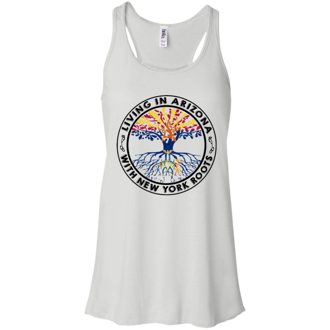 Living In Arizona With New York Roots T-Shirt - T-shirt Teezalo