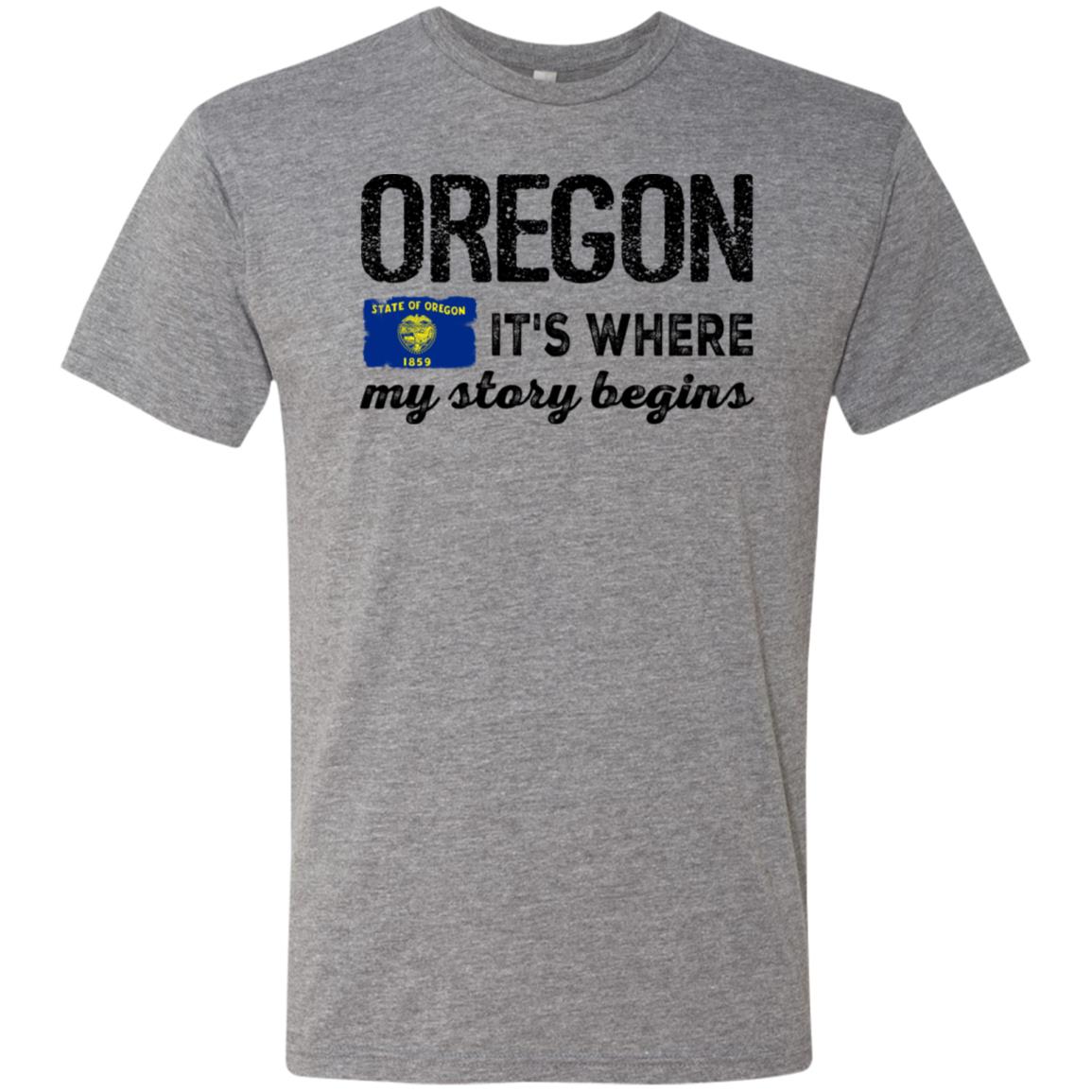 Oregon Where My Story Begins Hoodie - Hoodie Teezalo