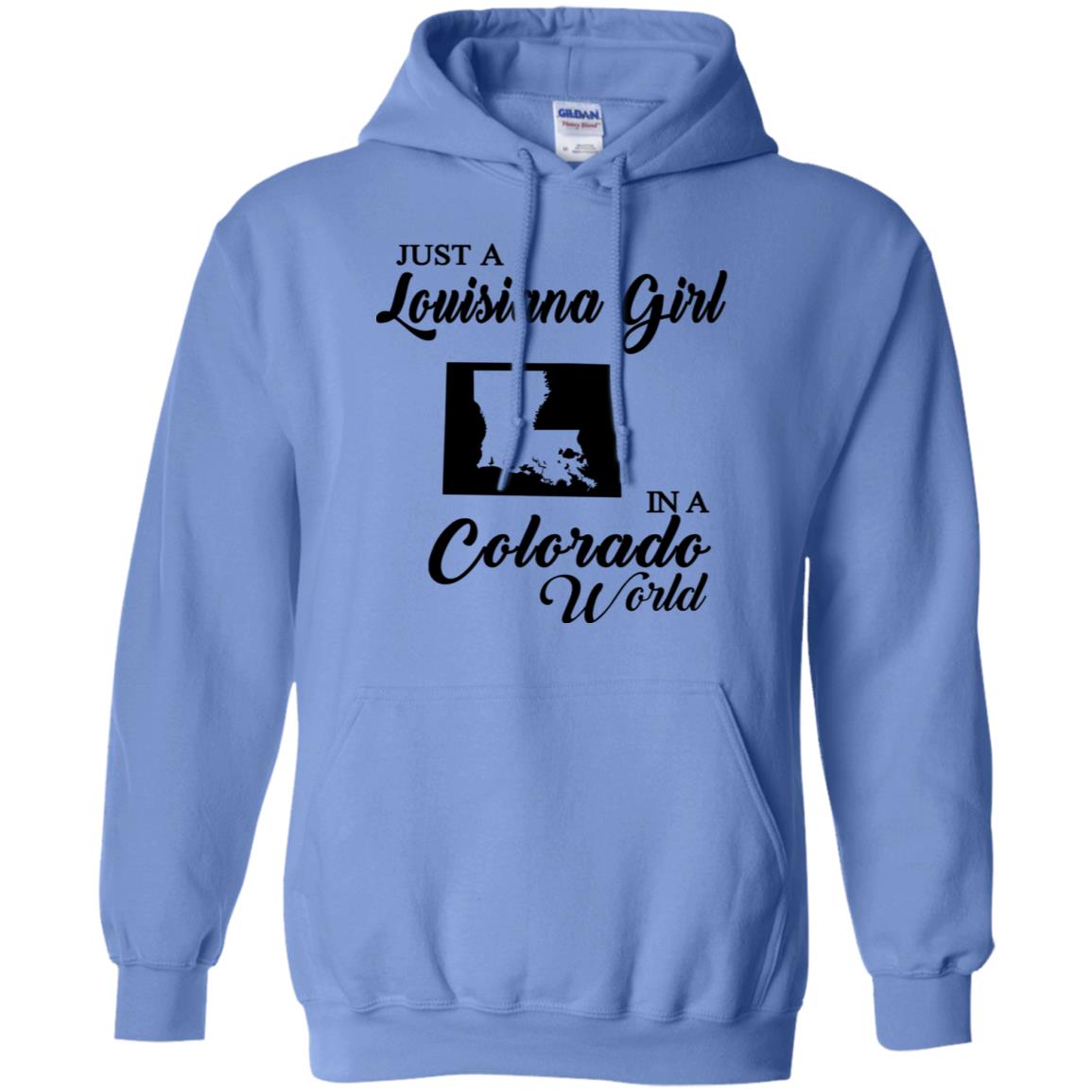 Just A Louisiana Girl In A Colorado World T-Shirt - T-shirt Teezalo