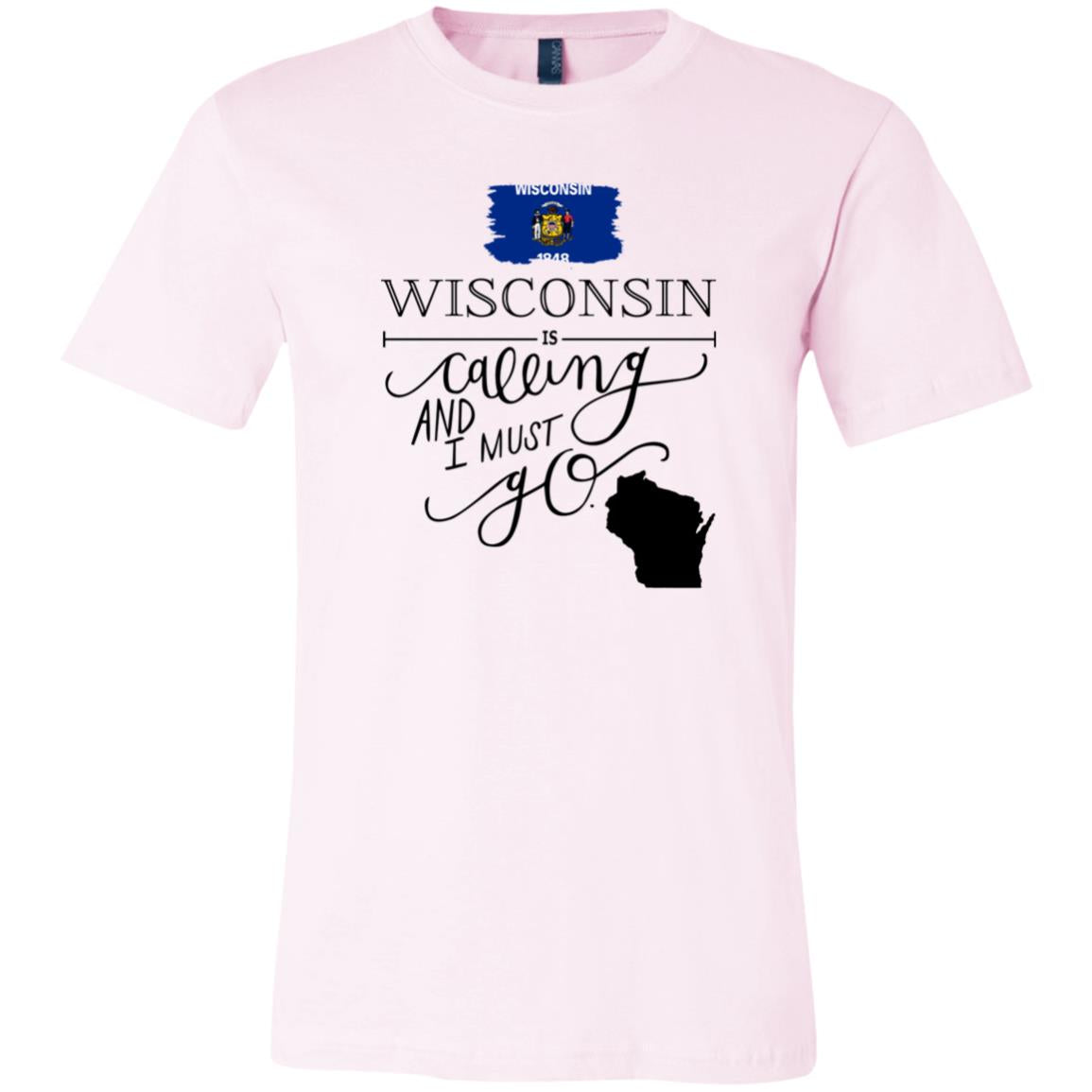Wisconsin Is Calling And I Must Go Funny T-Shirt - T-shirt Teezalo