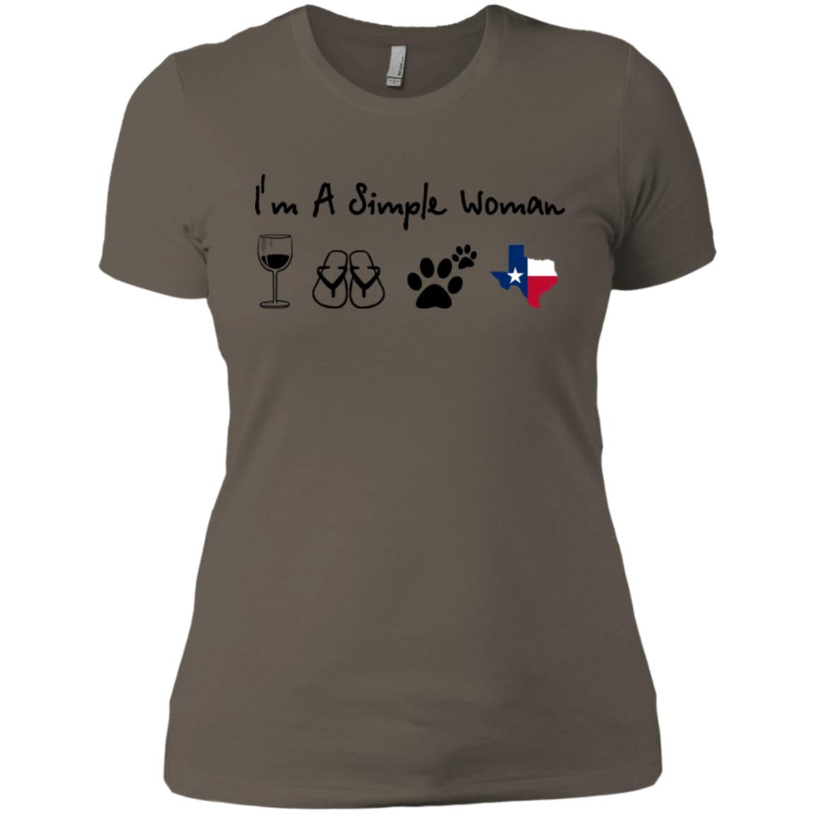 Texas I'm A Simple Woman Hoodie - Hoodie Teezalo