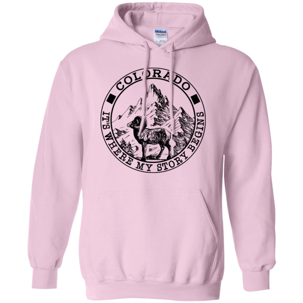 Colorado It's Where My Story Begins Hoodie - Hoodie Teezalo