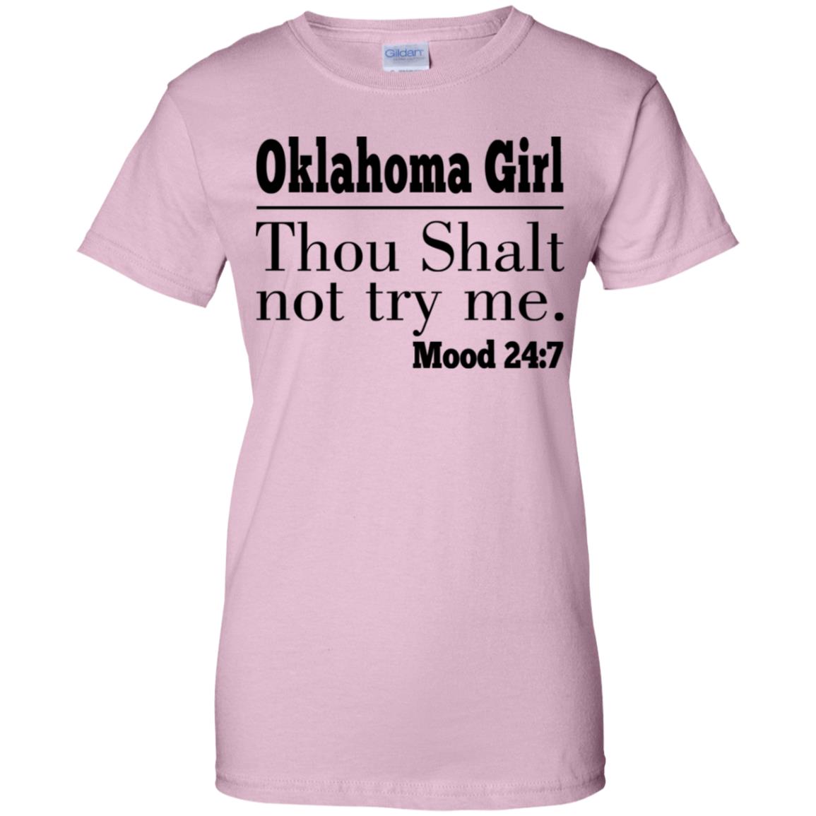 Oklahoma Girl Thou Shalt Not Try Me T Shirt - T-shirt Teezalo