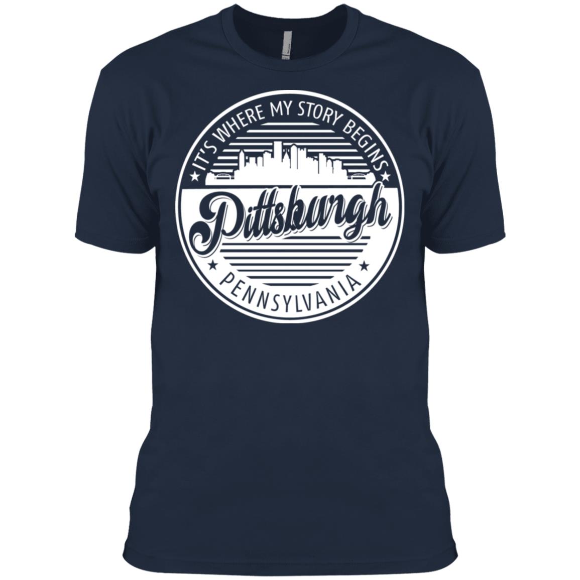Pittsburgh It's Where My Story Begins T-Shirt - T-shirt Teezalo