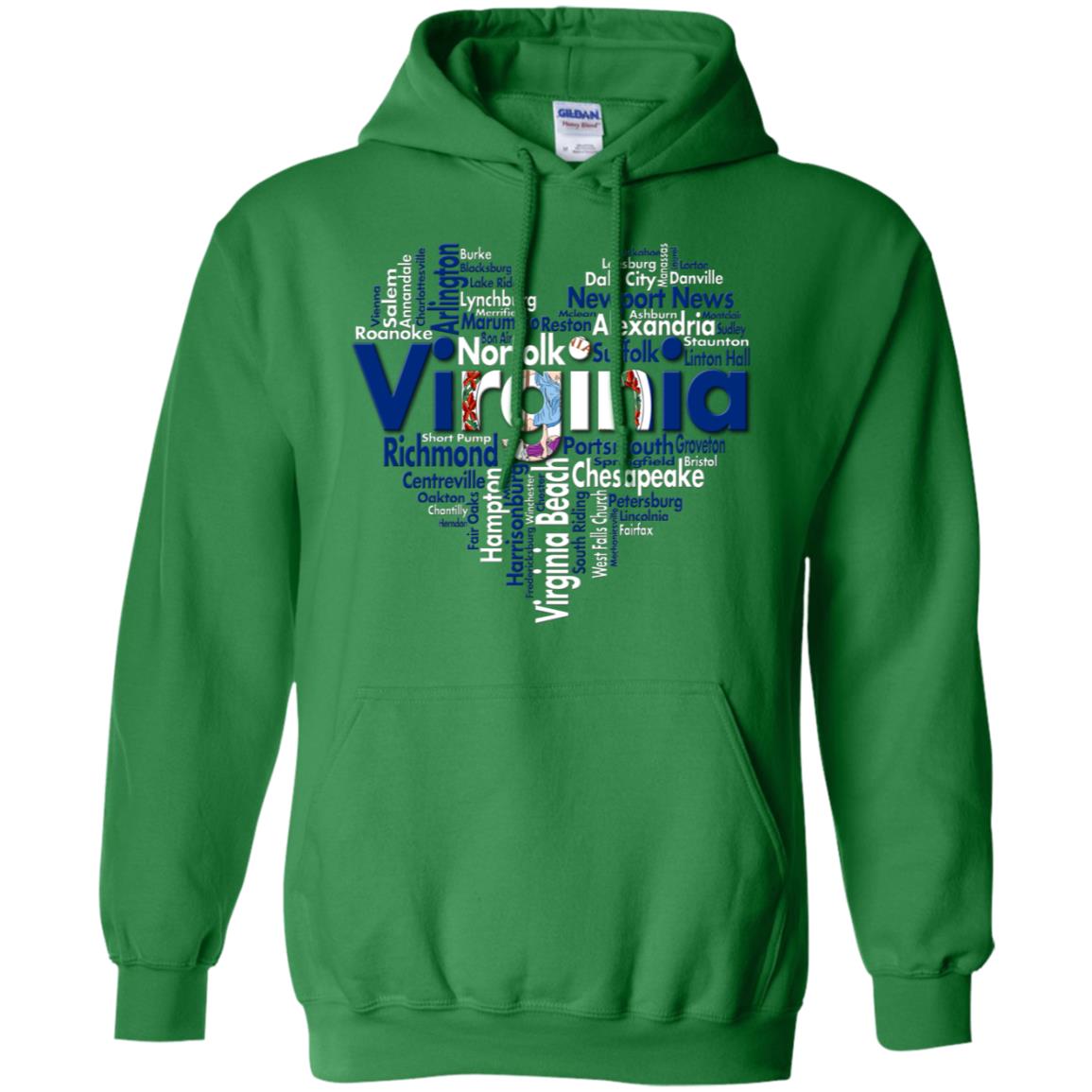 Virginia City Heart T-Shirt - T-shirt Teezalo