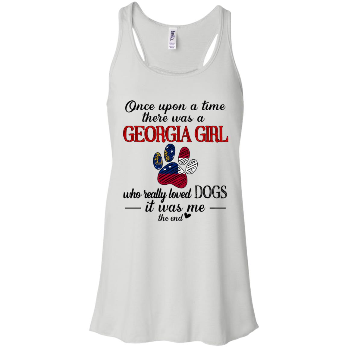 Once Upon A Time A Georgia Girl Who Really Love Dogs T-Shirt - T-shirt Teezalo