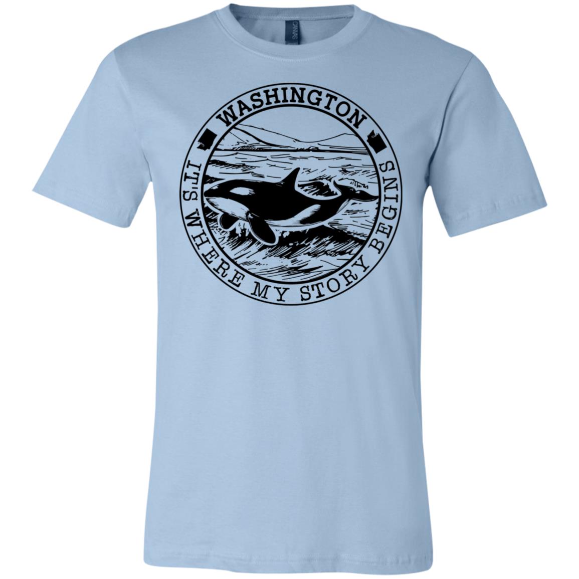 Washington It's Where My Story Begins Hoodie - Hoodie Teezalo