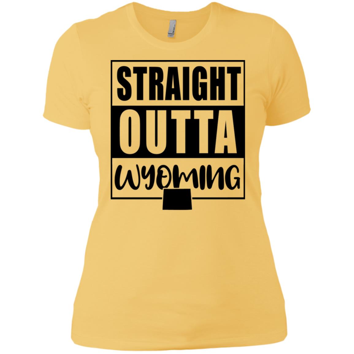 Straight Outta Wyoming T-Shirt - T-shirt Teezalo