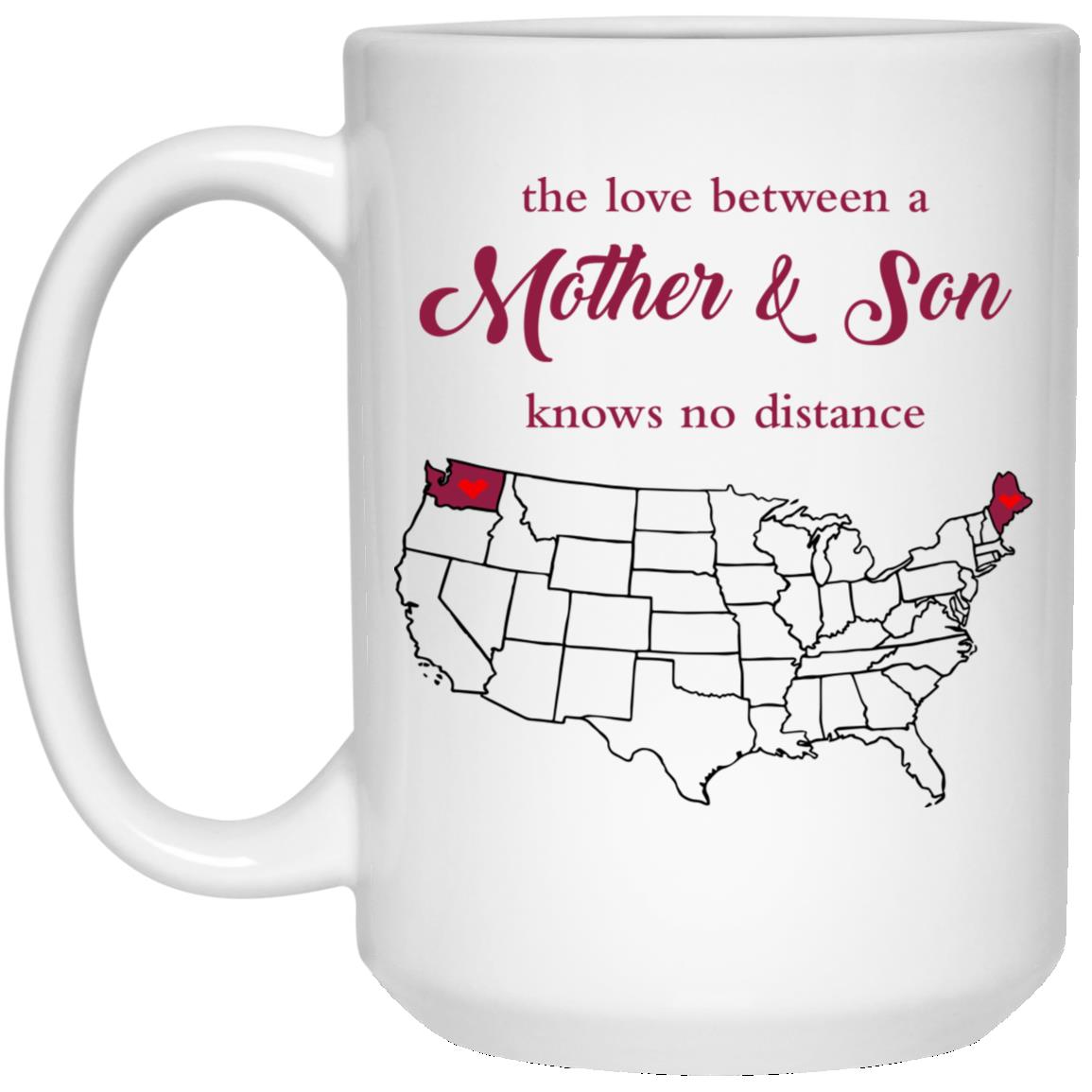 Maine Washington The Love Between Mother And Son Mug - Mug Teezalo