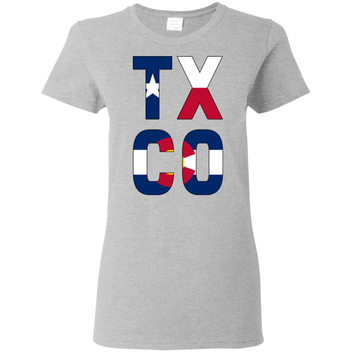 Texas Colorado T- Shirt - T-shirt Teezalo