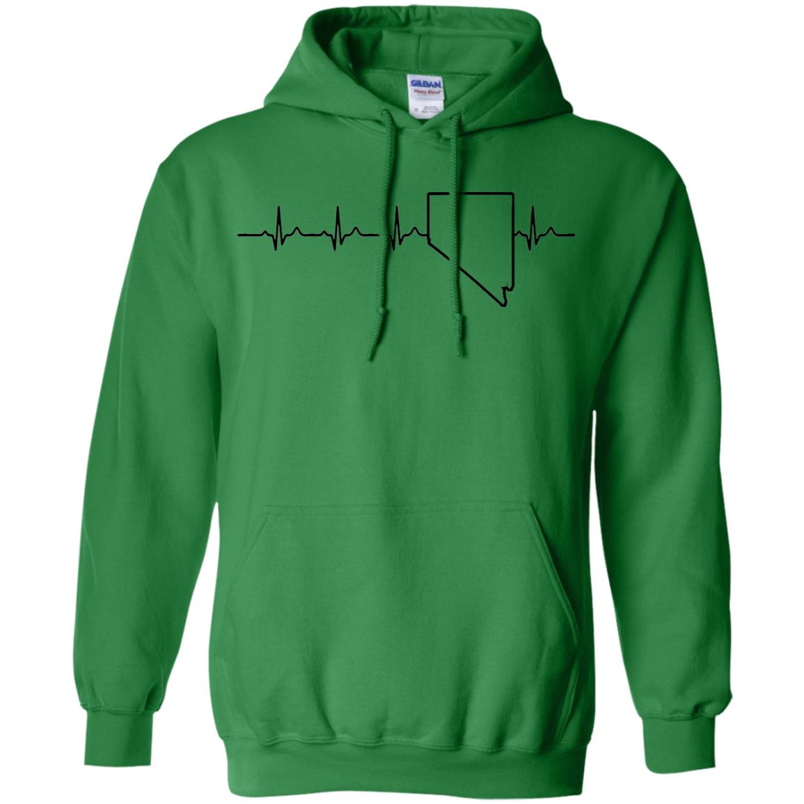Nevada Heartbeat Hoodie - Hoodie Teezalo