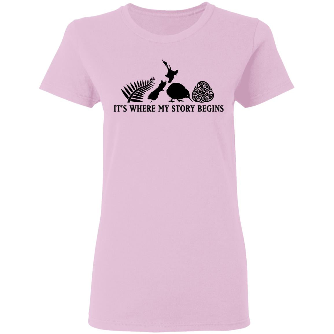 New Zealand It's Where My Story Begins Hoodie - Hoodie Teezalo