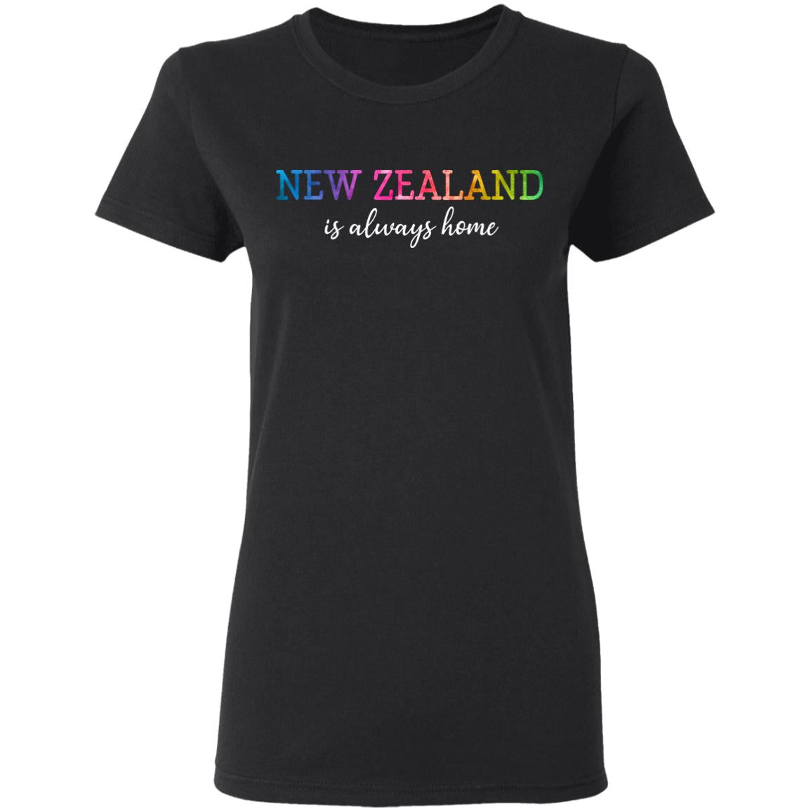 New Zealand Is Always Home T-Shirt - T-shirt Teezalo