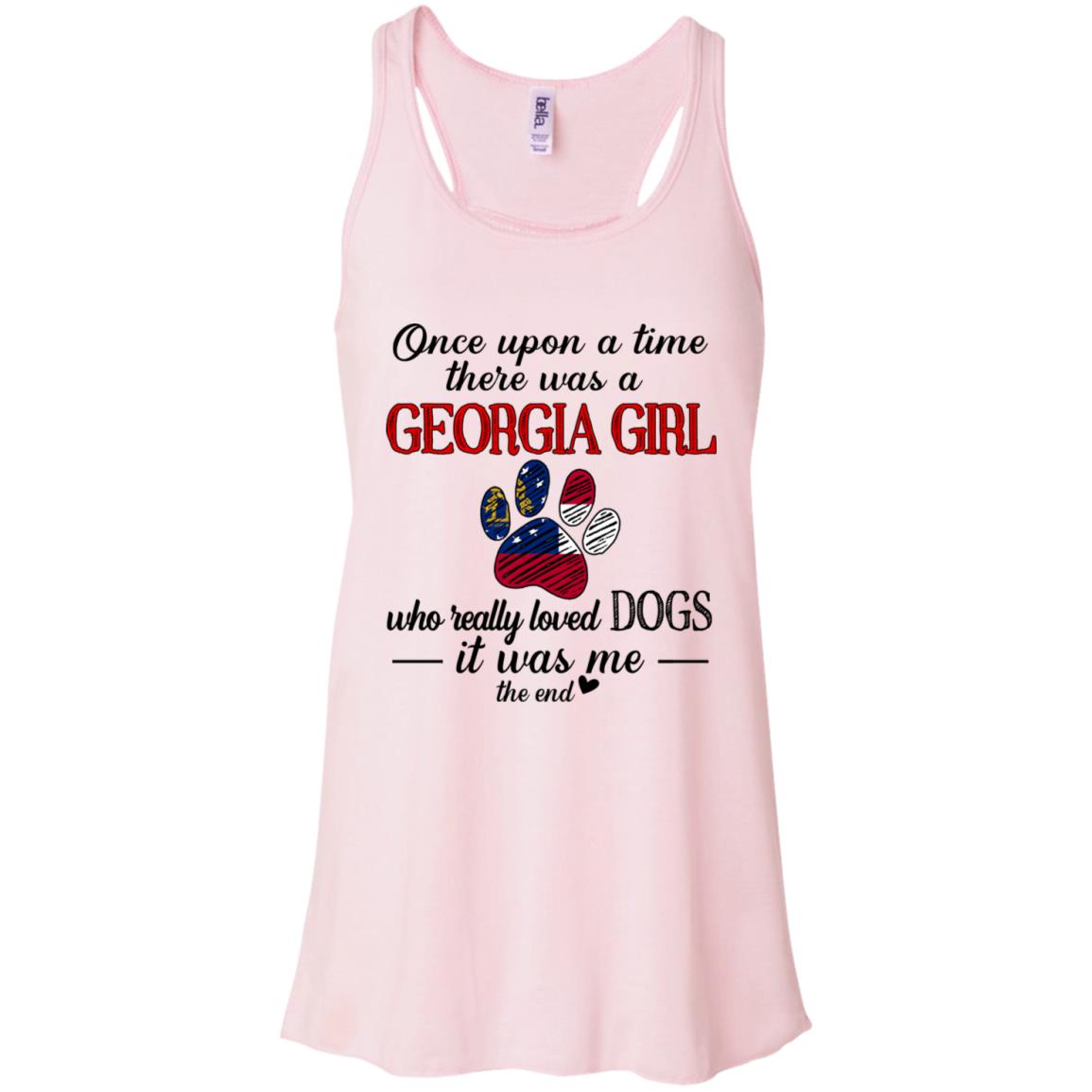 Once Upon A Time A Georgia Girl Who Really Love Dogs T-Shirt - T-shirt Teezalo