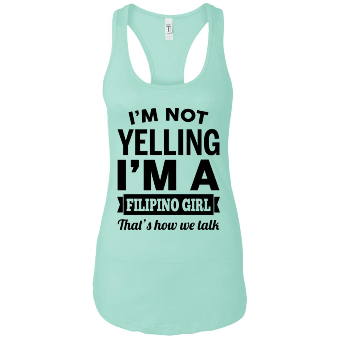 I'm Not Yelling I'm A Filipino Girl Hoodie - Hoodie Teezalo