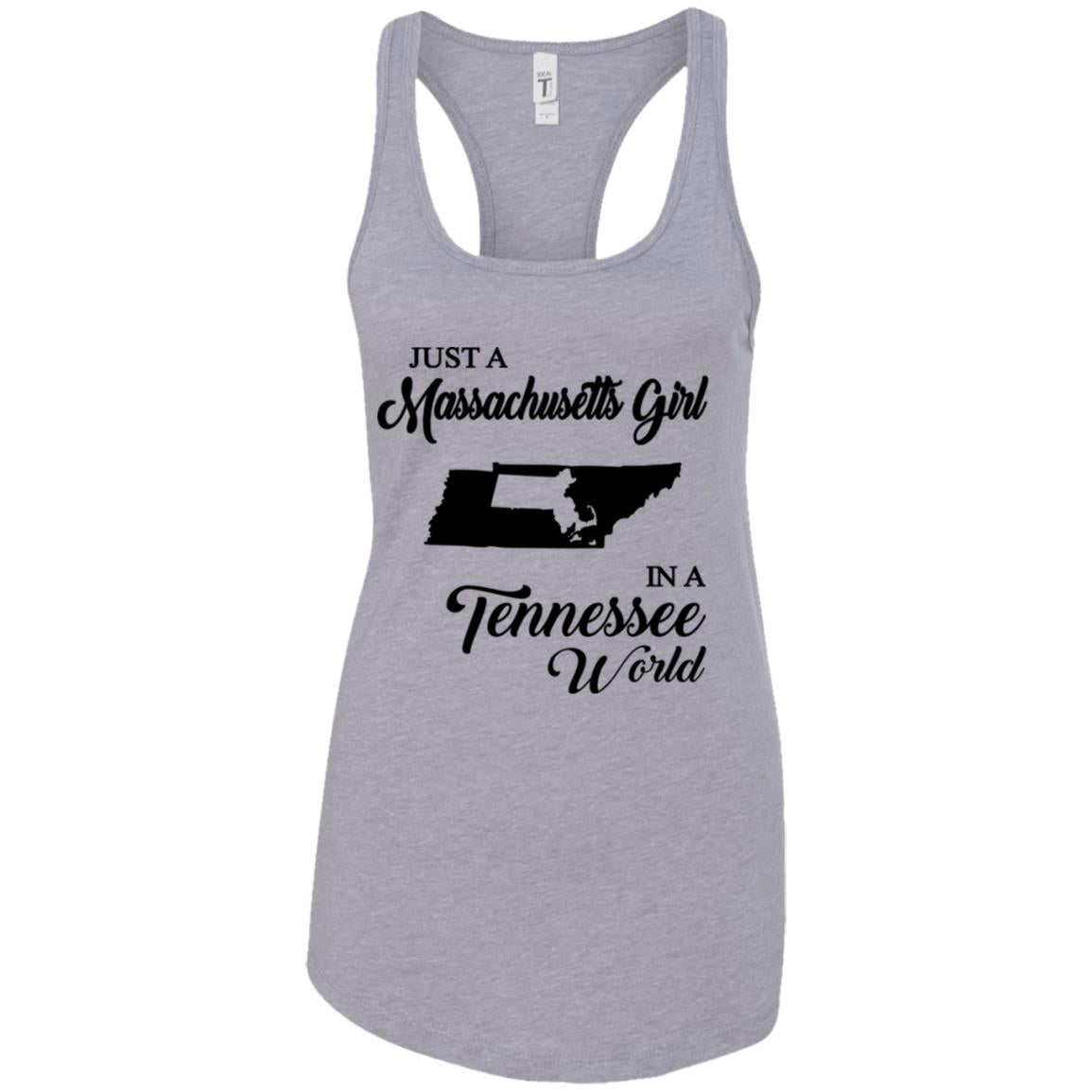 Just A Massachusetts Girl In A Tennessee  World T-shirt - T-shirt Teezalo