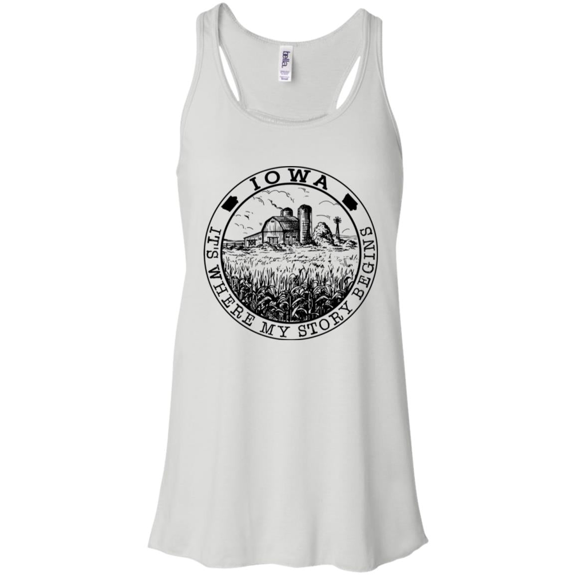 Iowa It's Where My Story Begins T- Shirt - T-shirt Teezalo