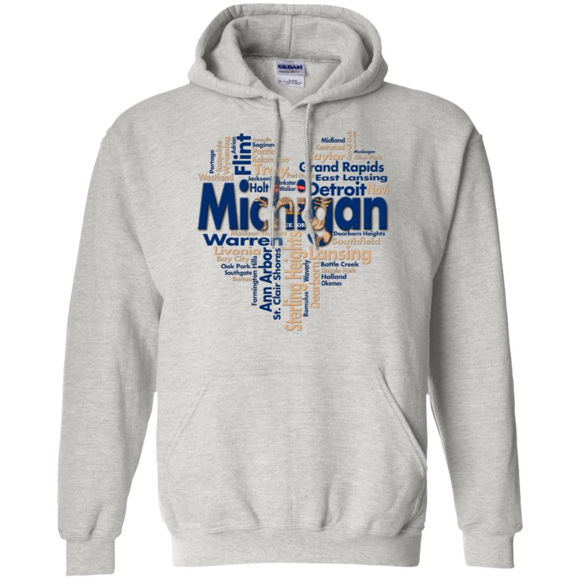 Michigan City Heart T-Shirt - T-shirt Teezalo