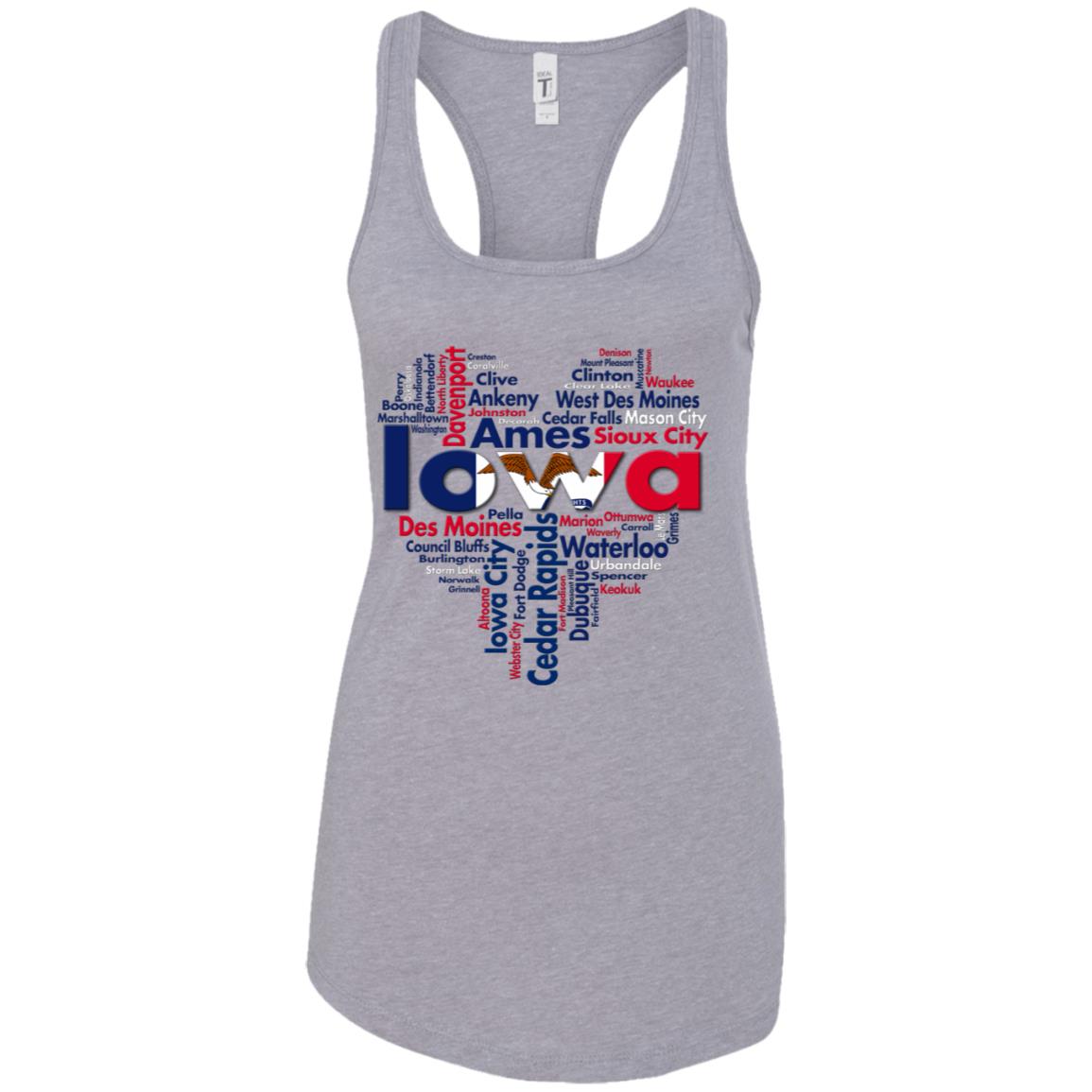Iowa City Heart T- Shirt - T-shirt Teezalo