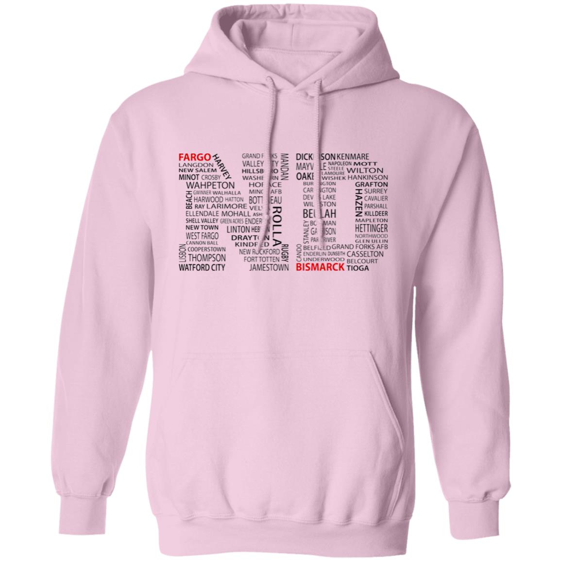 North Dakota Cities T Shirt - T-shirt Teezalo