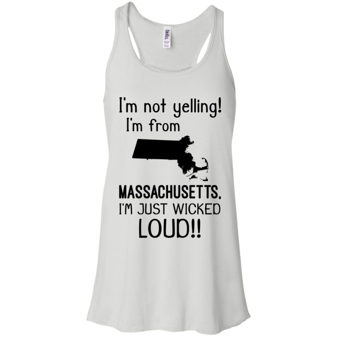 I'm Not Yelling I'm From Massachusetts T-Shirt - T-shirt Teezalo