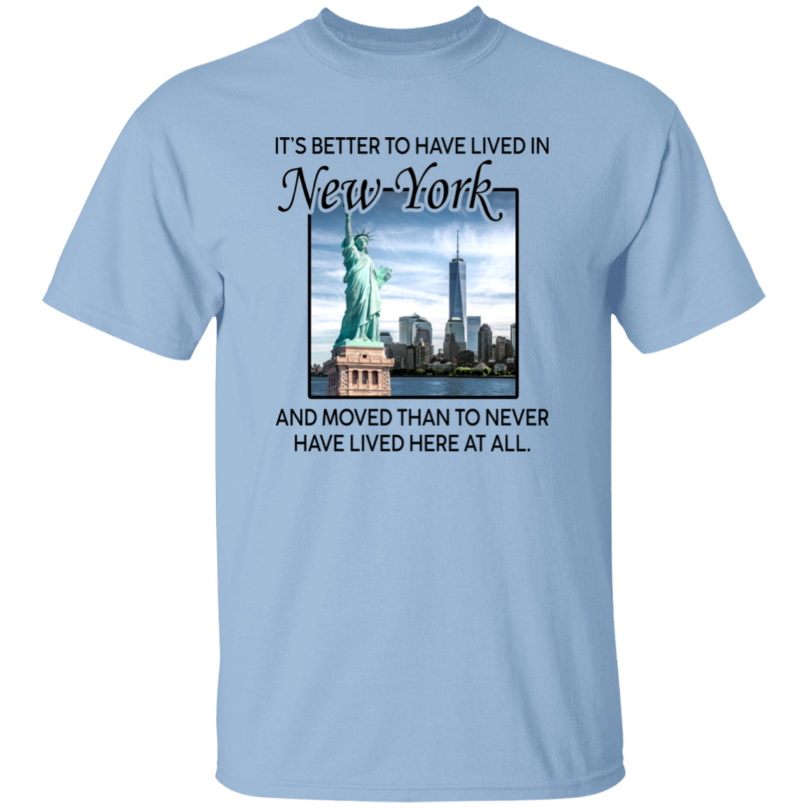 It's Better To Have Lived In New York Than Moved T-Shirt - T-shirt Teezalo