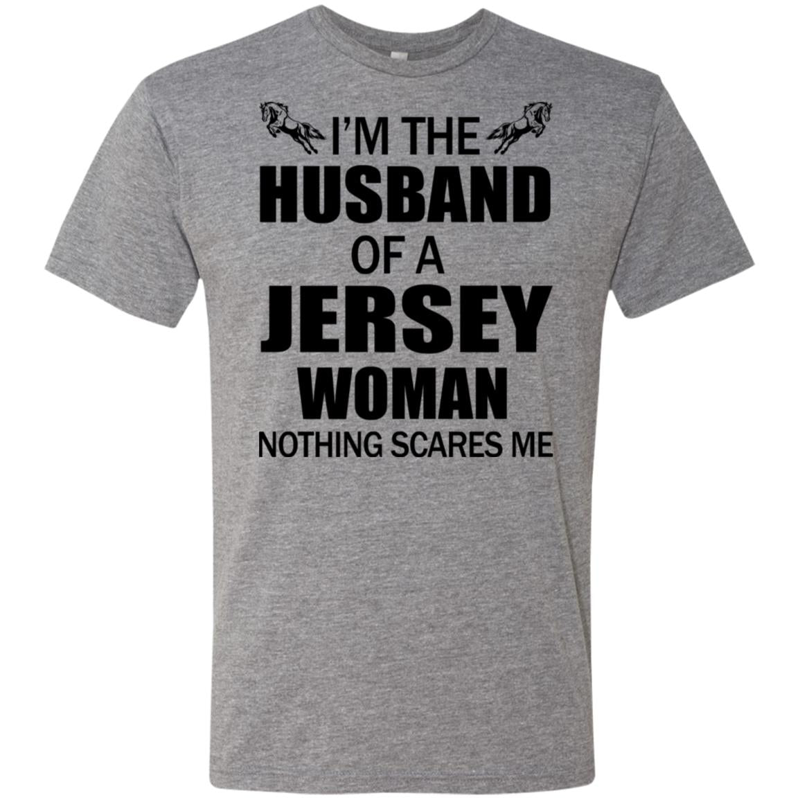 I'm The Husband Of A Jersey Woman T-Shirt - T-shirt Teezalo