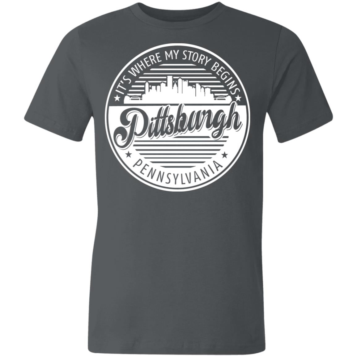 Pittsburgh It's Where My Story Begins T-Shirt - T-shirt Teezalo