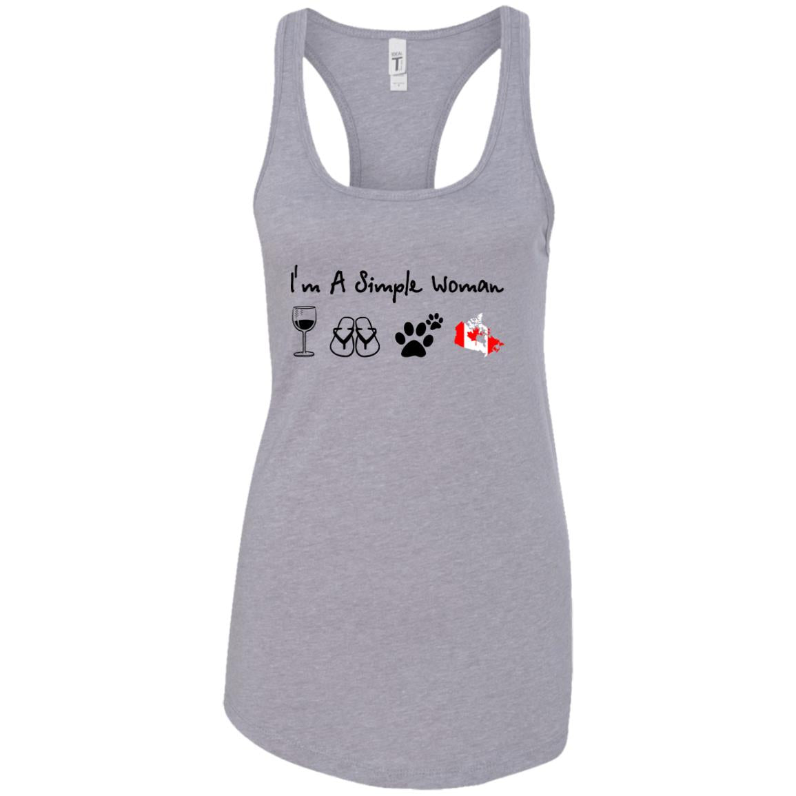 Canada I'm A Simple Woman Hoodie - Hoodie Teezalo