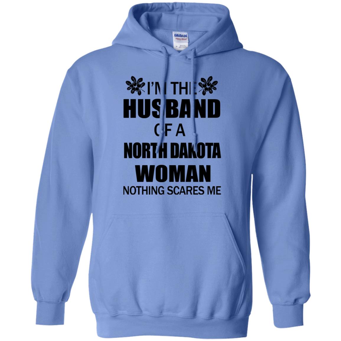 I Am The Husband Of A North Dakota Woman Hoodie - Hoodie Teezalo